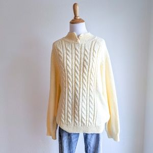 Pearl Neck Button Sweater